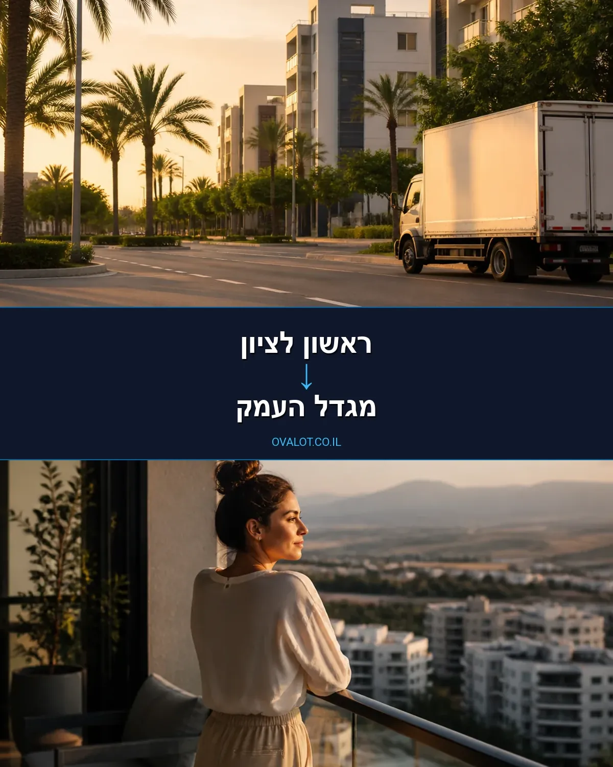 הובלות דירה מראשון לציון למגדל העמק