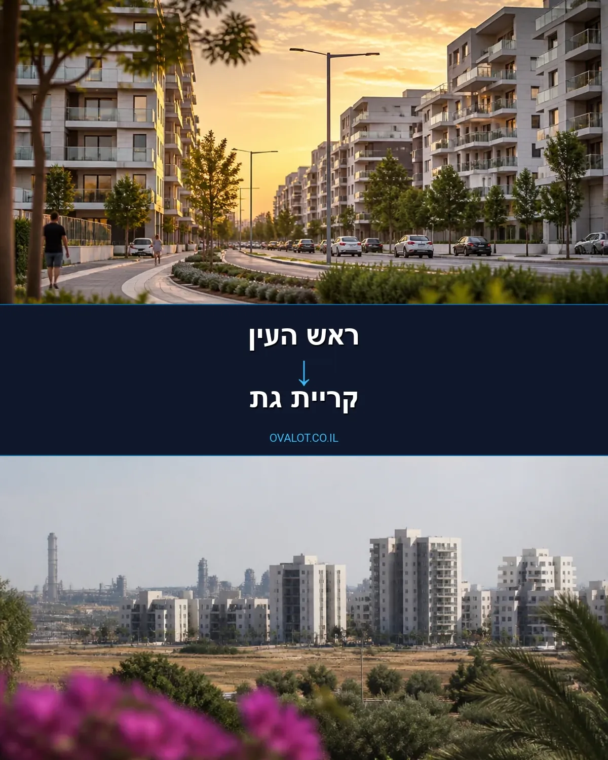 הובלות דירה מראש העין לקריית גת