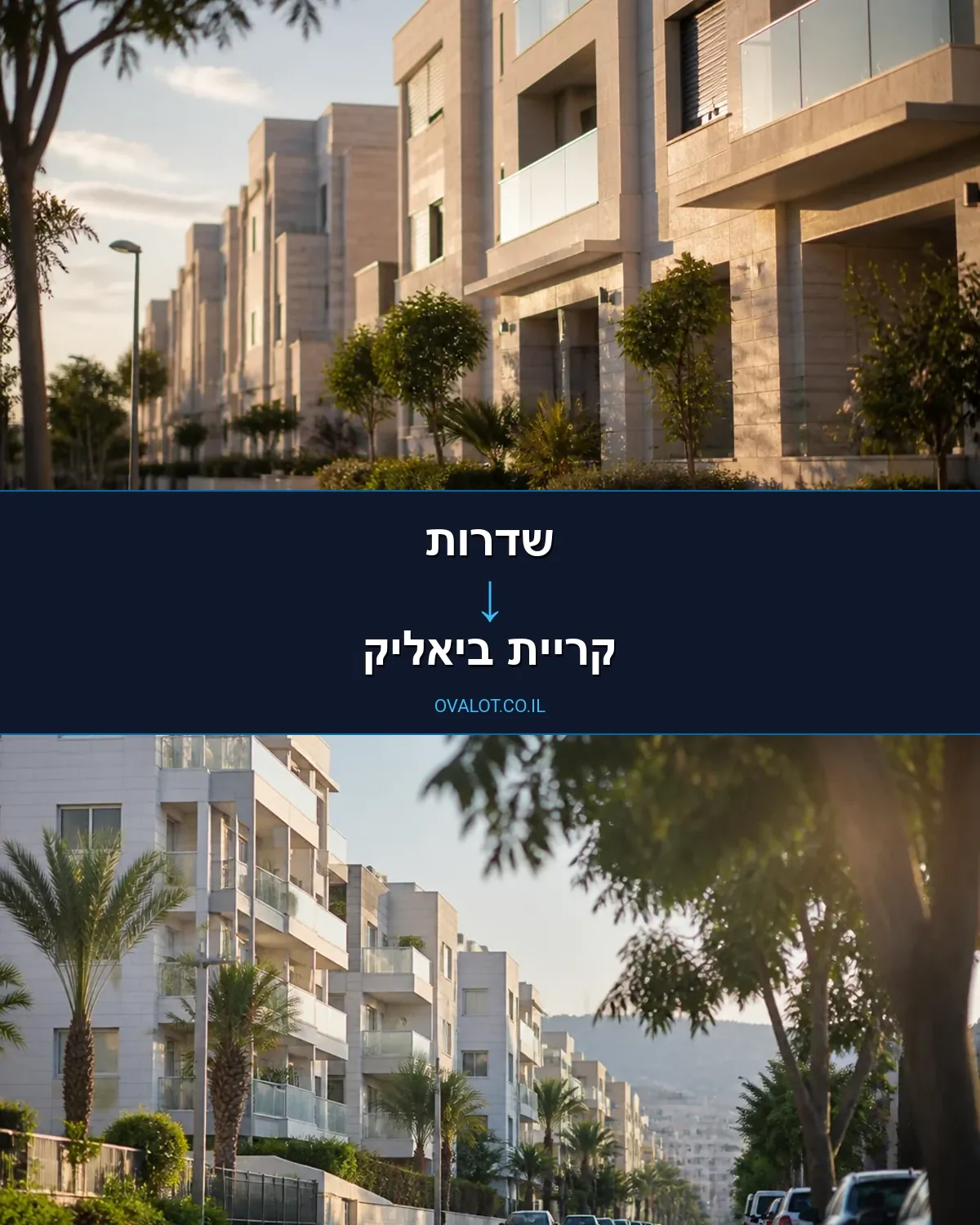 הובלות עם מנוף משדרות לקריית ביאליק