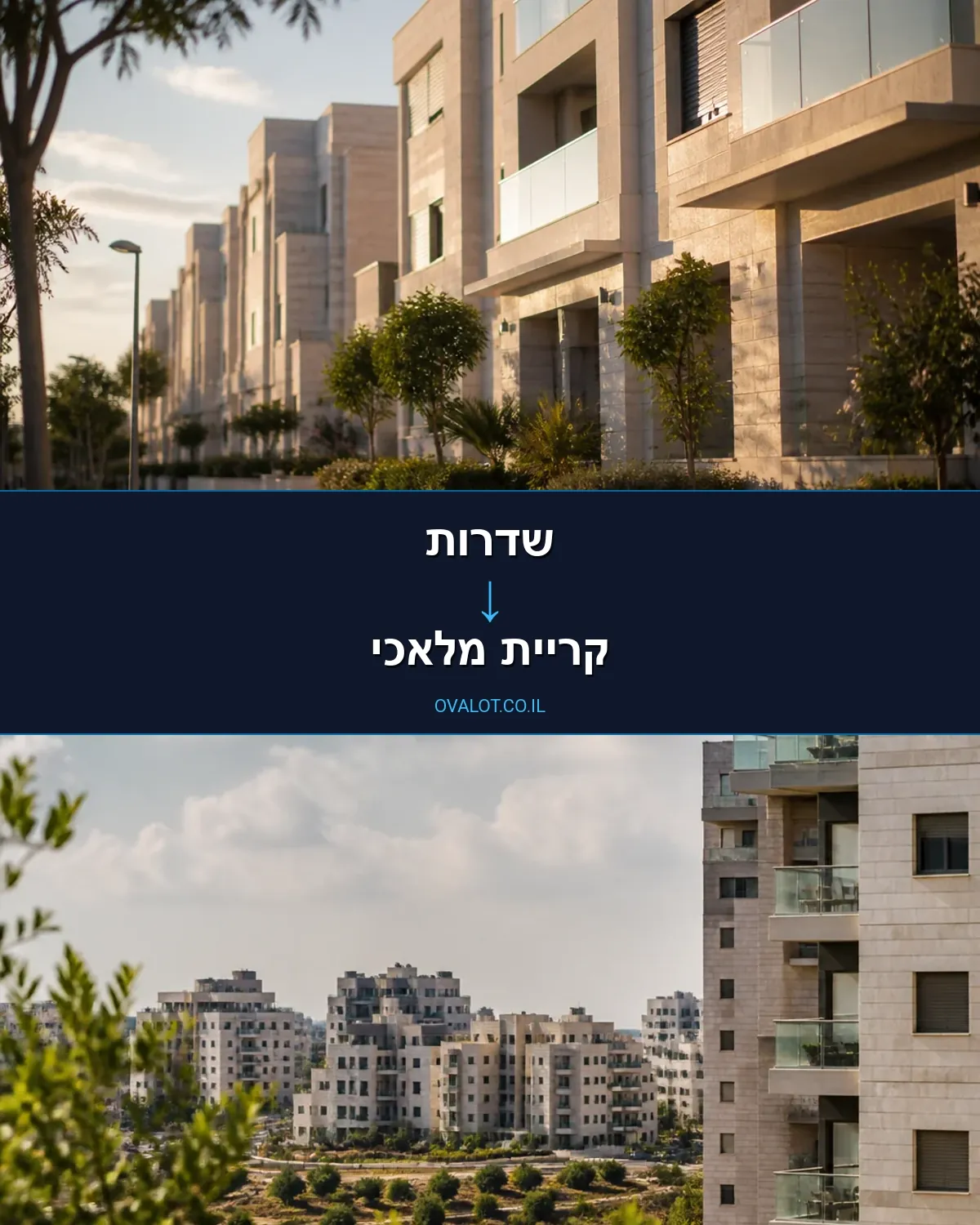 הובלות בתים פרטיים משדרות לקריית מלאכי
