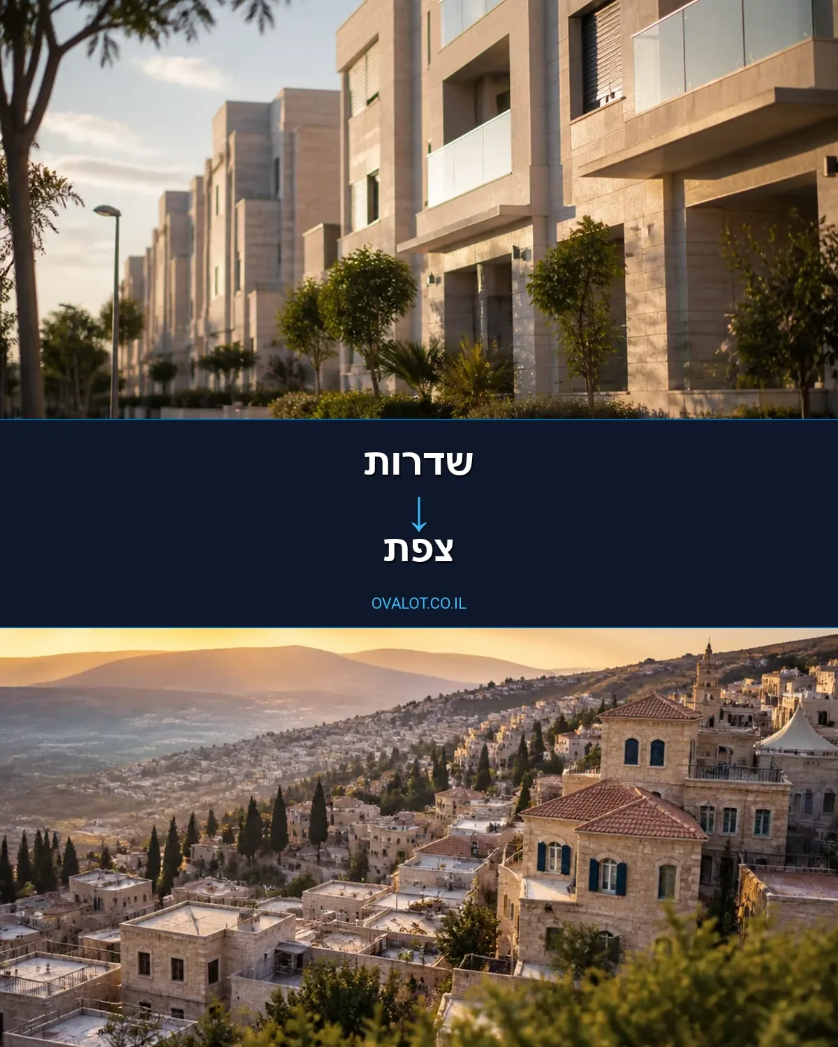 הובלות עם מעלית משדרות לצפת