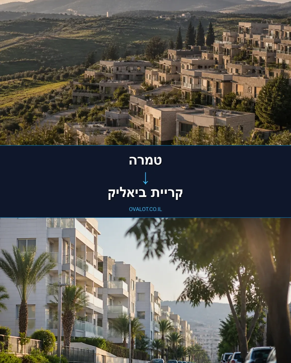 הובלות בתים פרטיים מטמרה לקריית ביאליק