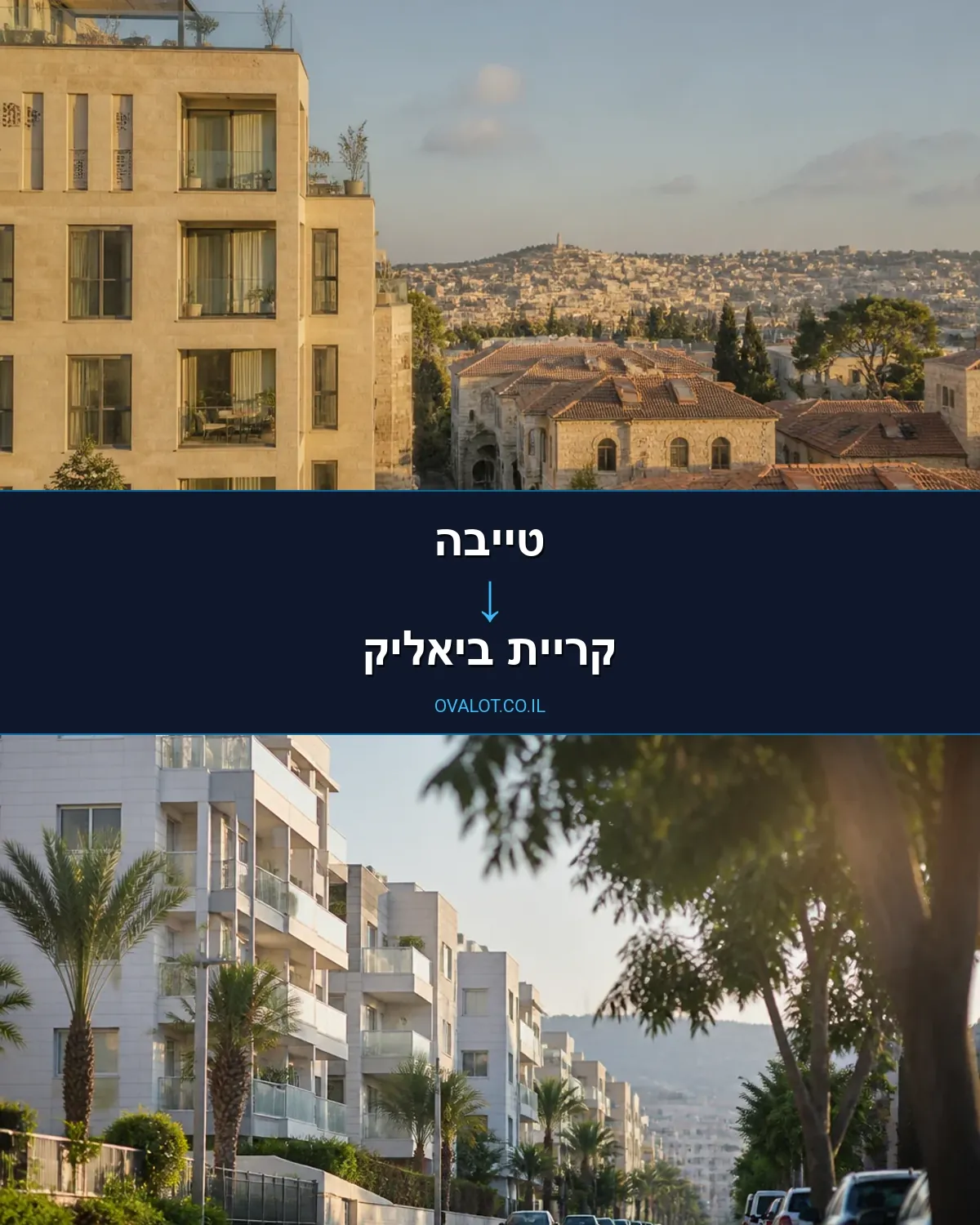 הובלות דירה מטייבה לקריית ביאליק