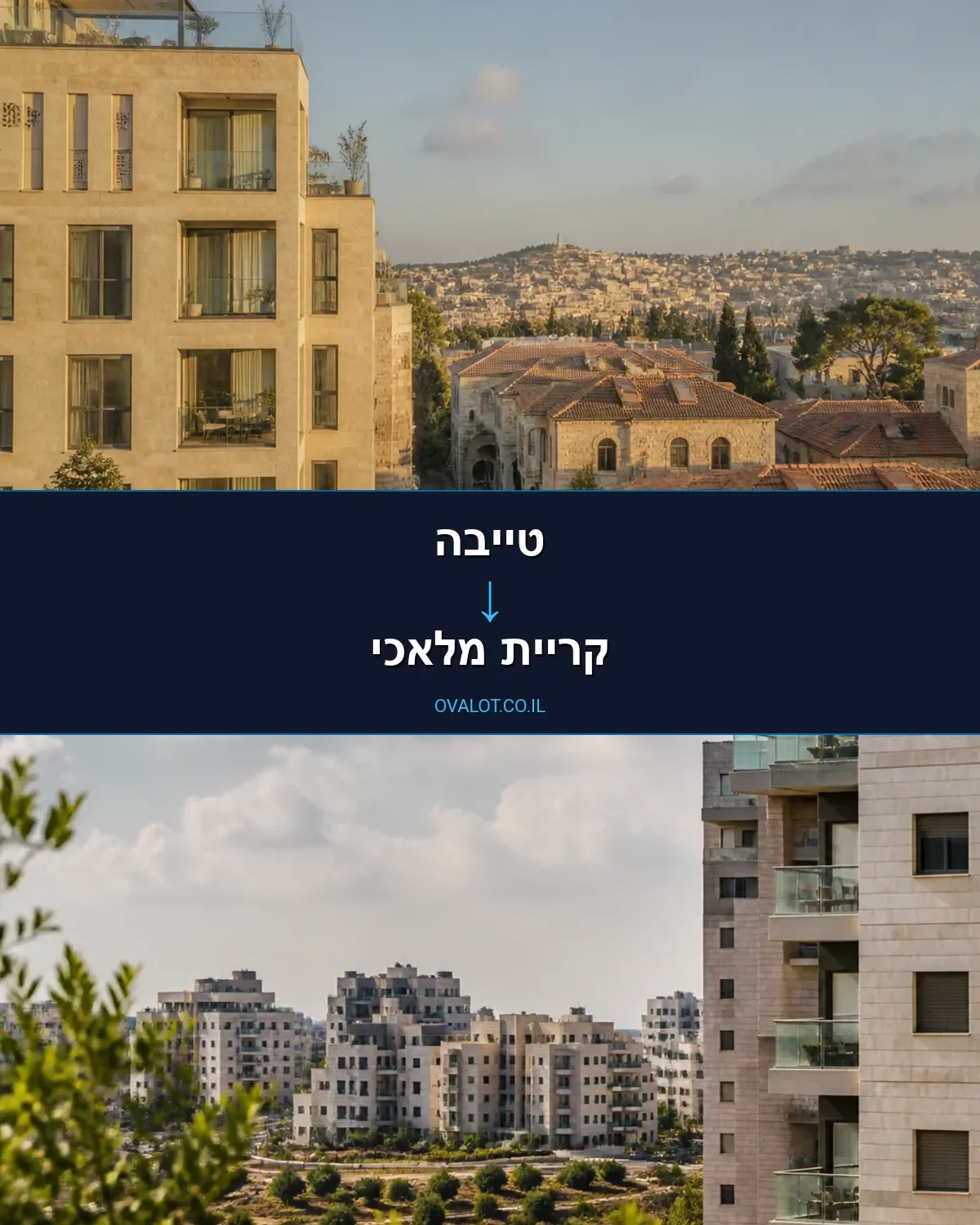 הובלות בתים פרטיים מטייבה לקריית מלאכי