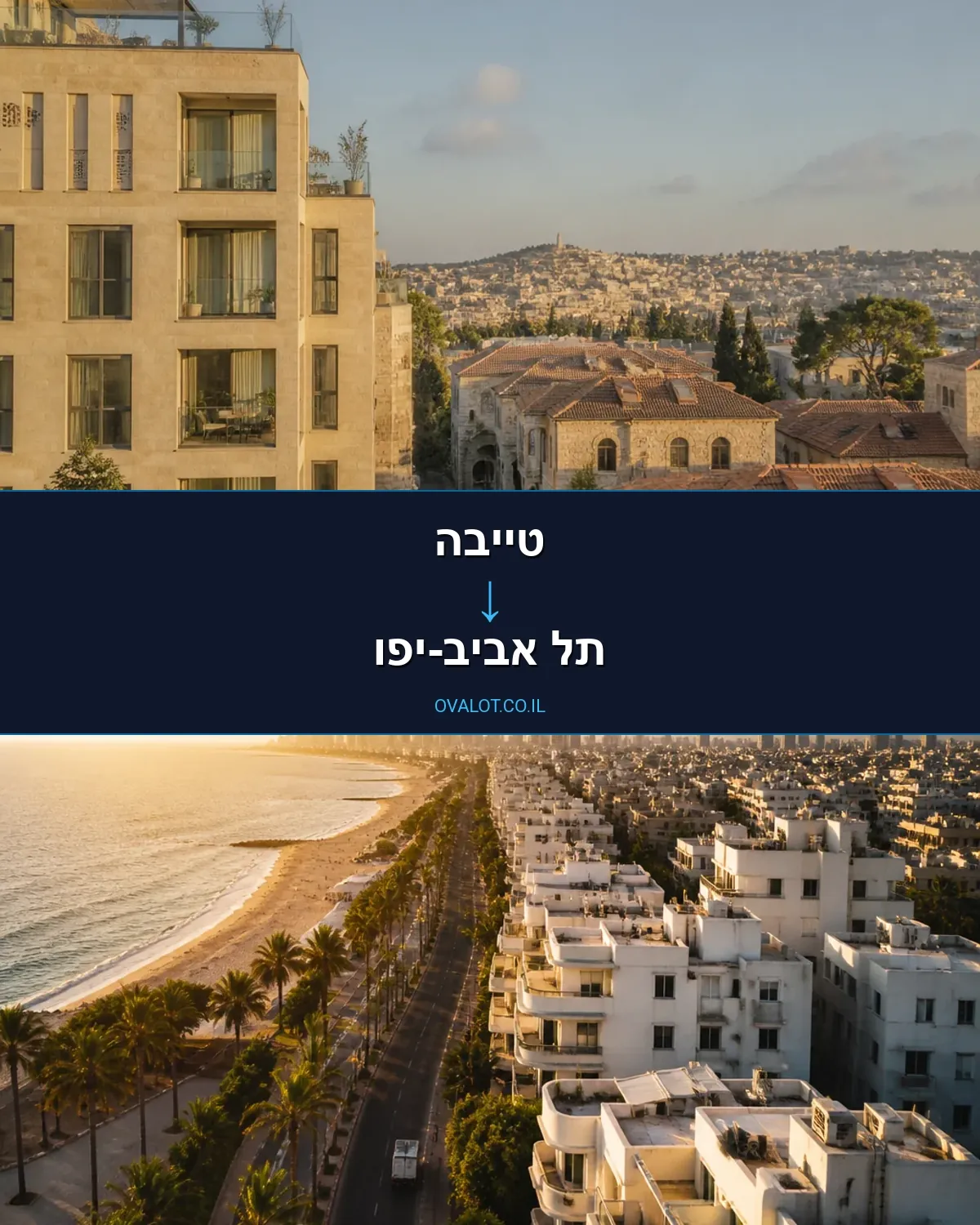 הובלות עם מעלית מטייבה לתל אביב-יפו