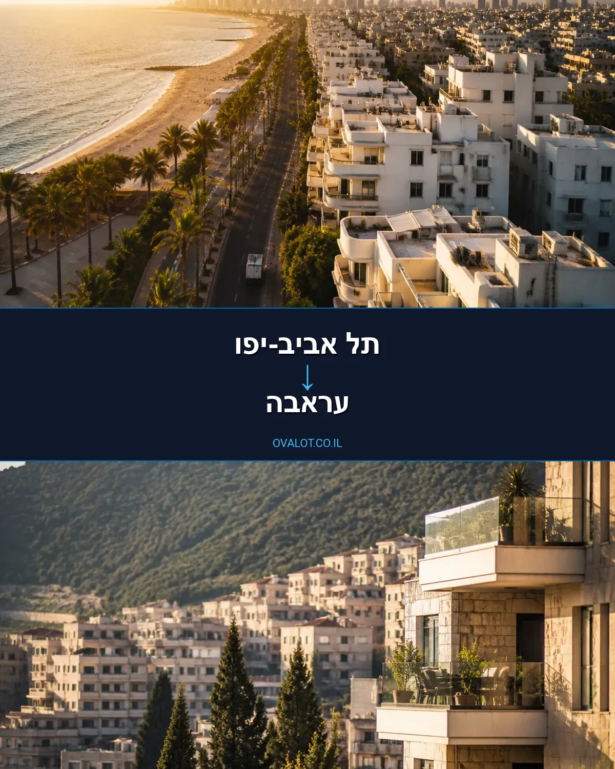 הובלות עם מנוף מתל אביב-יפו לעראבה