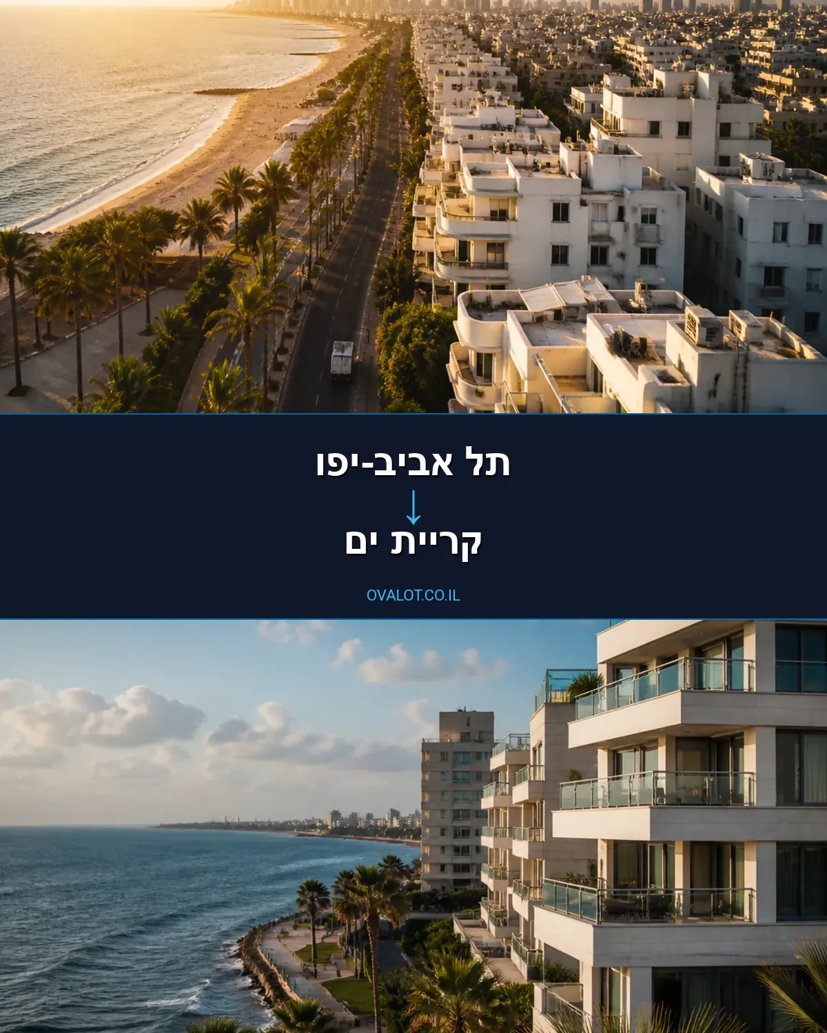 הובלות דירה מתל אביב-יפו לקריית ים