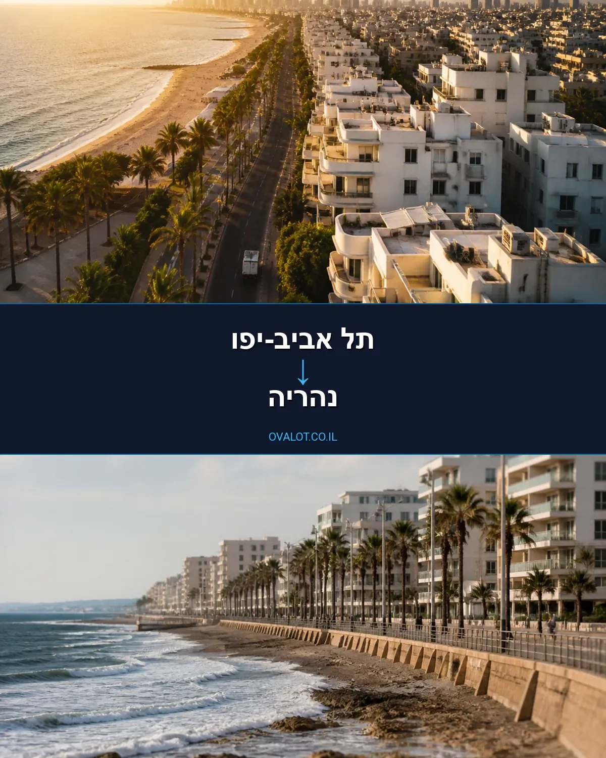 הובלות עם מנוף מתל אביב-יפו לנהריה