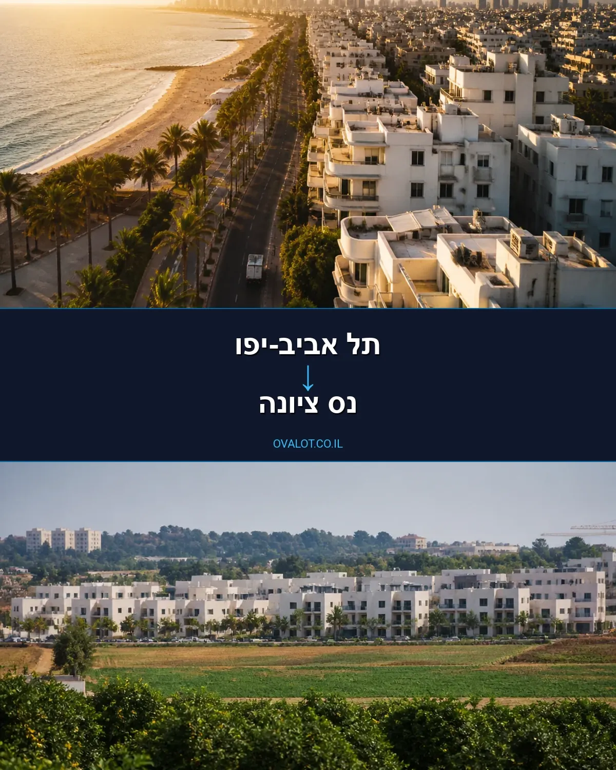הובלות עם מעלית מתל אביב-יפו לנס ציונה