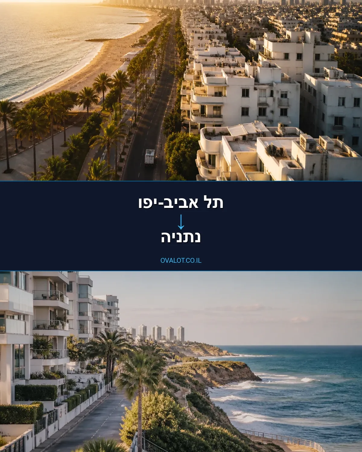 הובלות ללא מעלית מתל אביב-יפו לנתניה