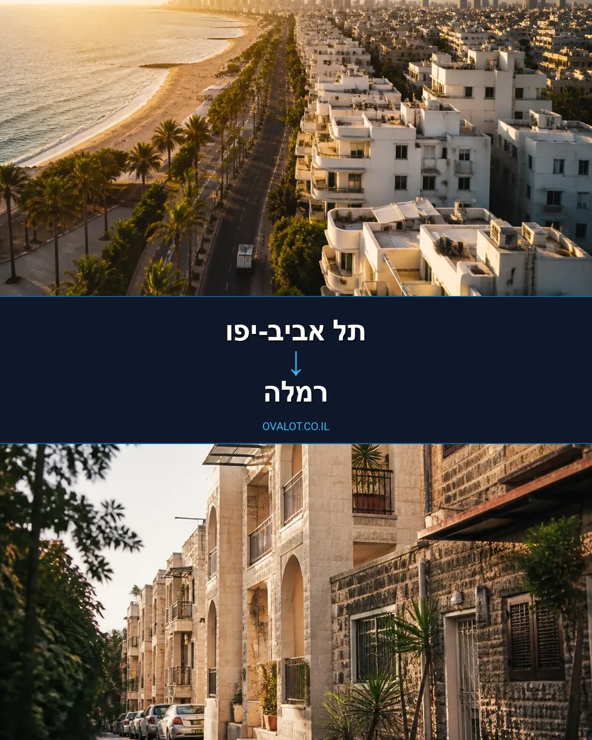 הובלות בתים פרטיים מתל אביב-יפו לרמלה
