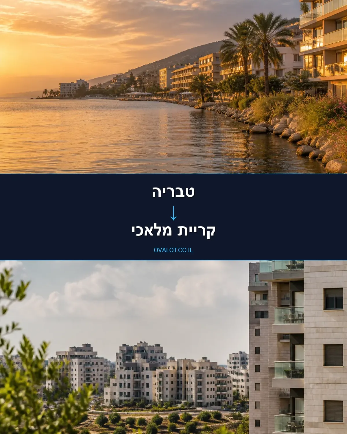 הובלות בתים פרטיים מטבריה לקריית מלאכי