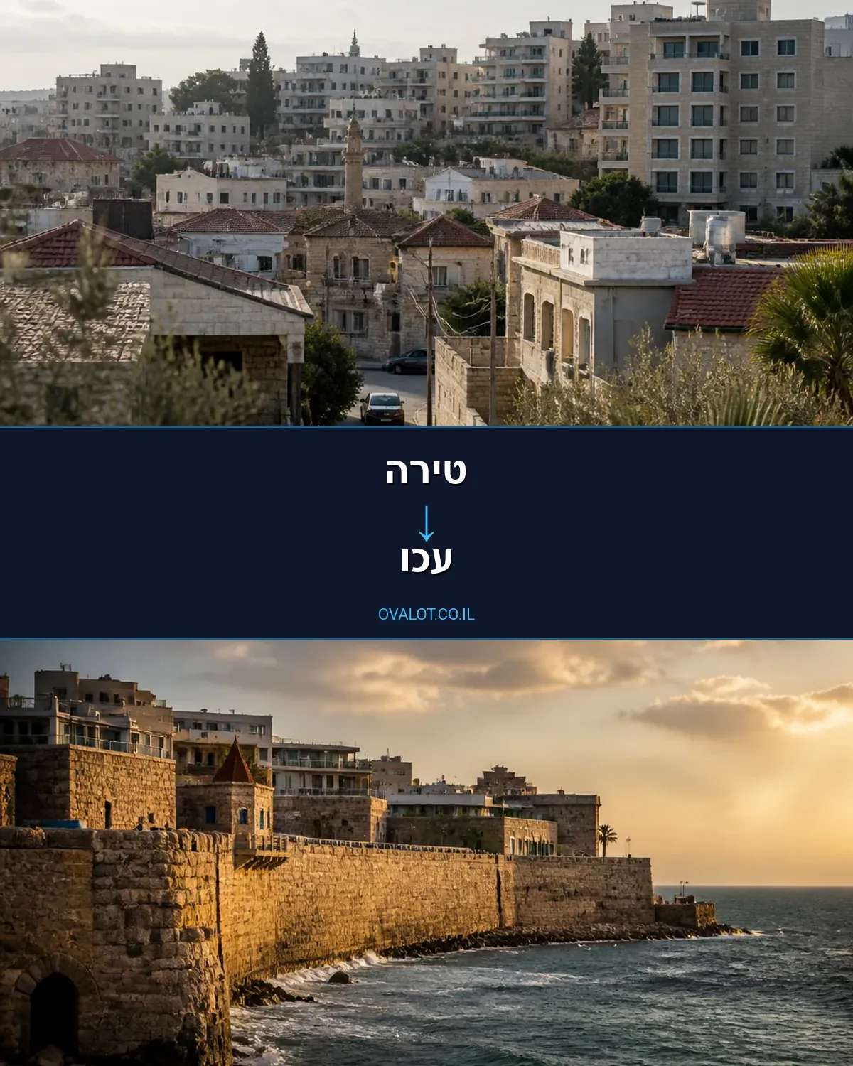 הובלה בקירור מטירה לעכו