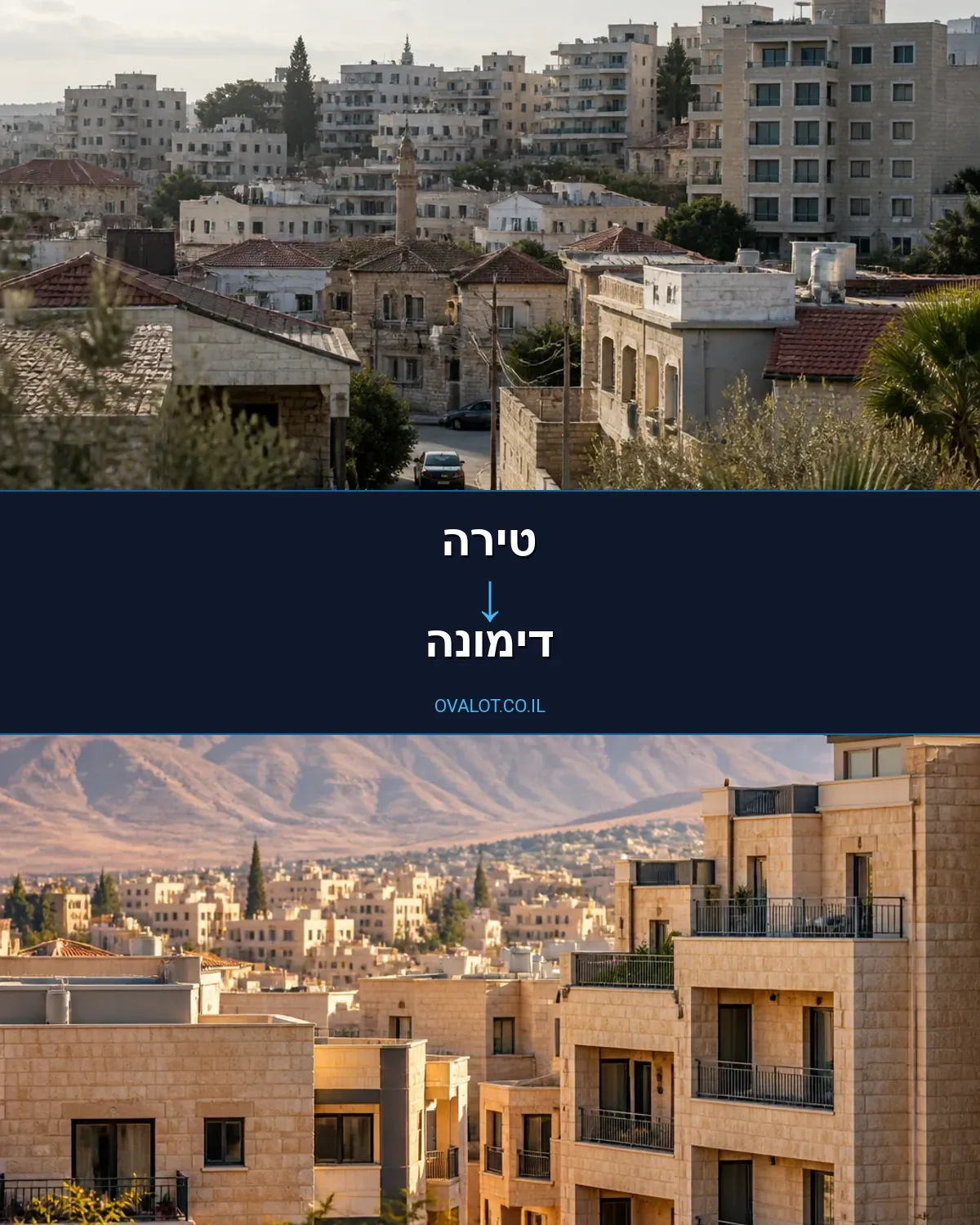 הובלות עם מנוף מטירה לדימונה