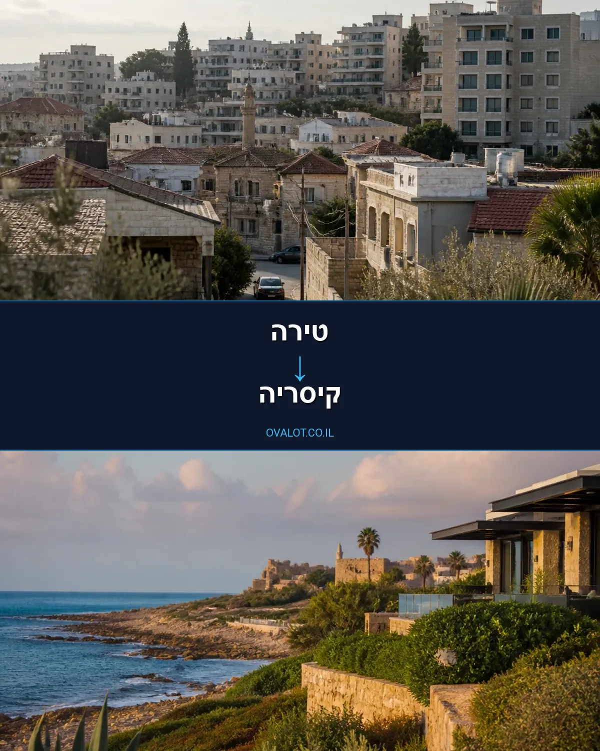 הובלות עם מנוף מטירה לקיסריה
