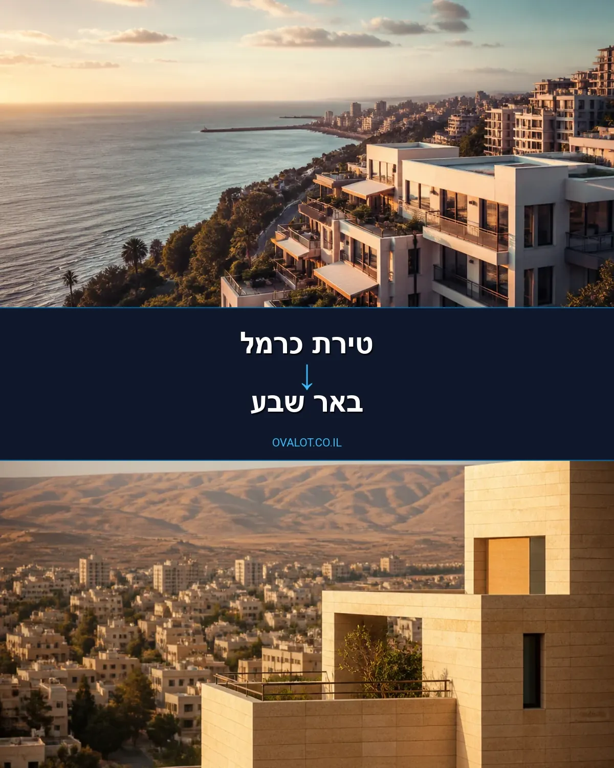 הובלות עם מנוף מטירת כרמל לבאר שבע