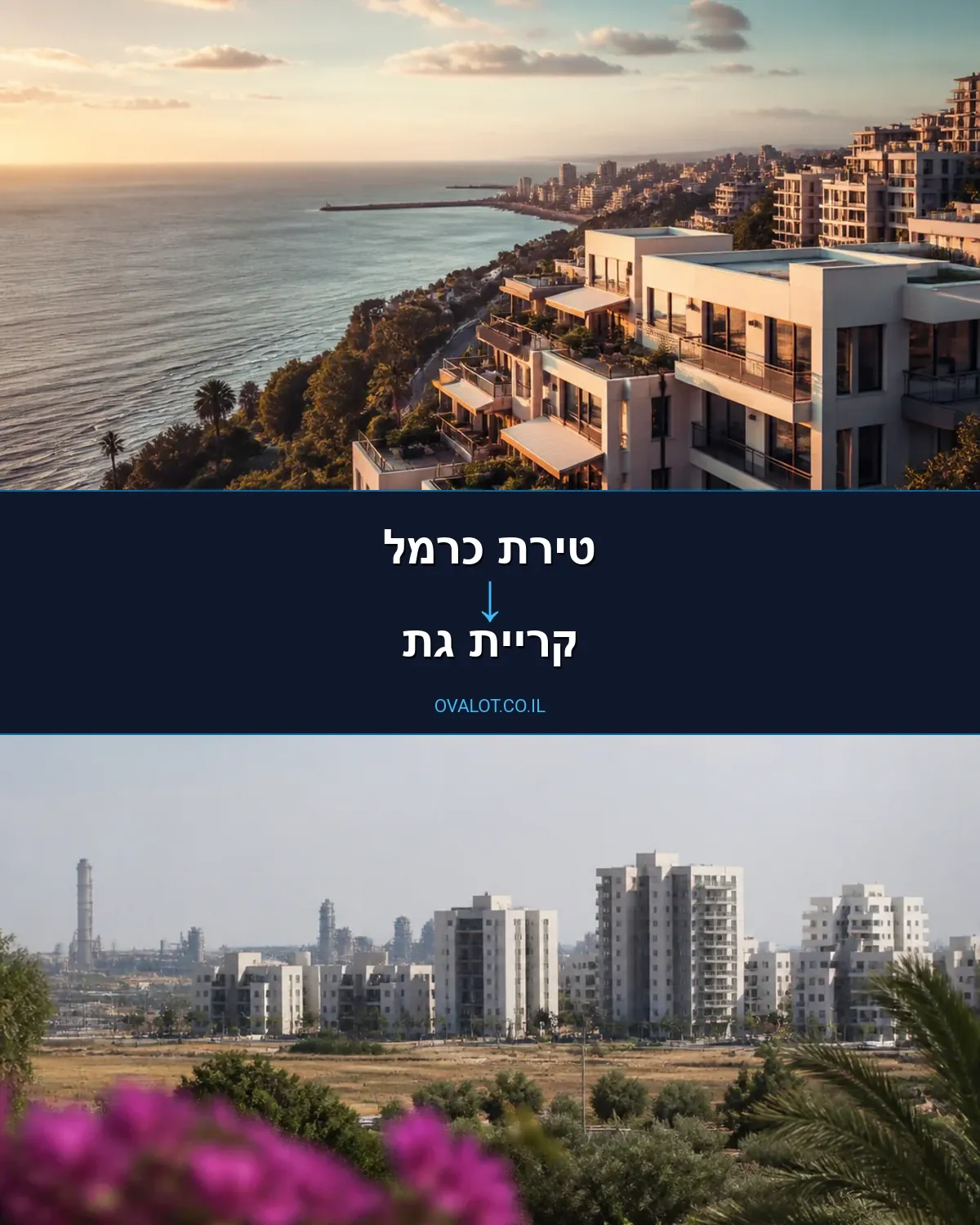 הובלות דירה מטירת כרמל לקריית גת
