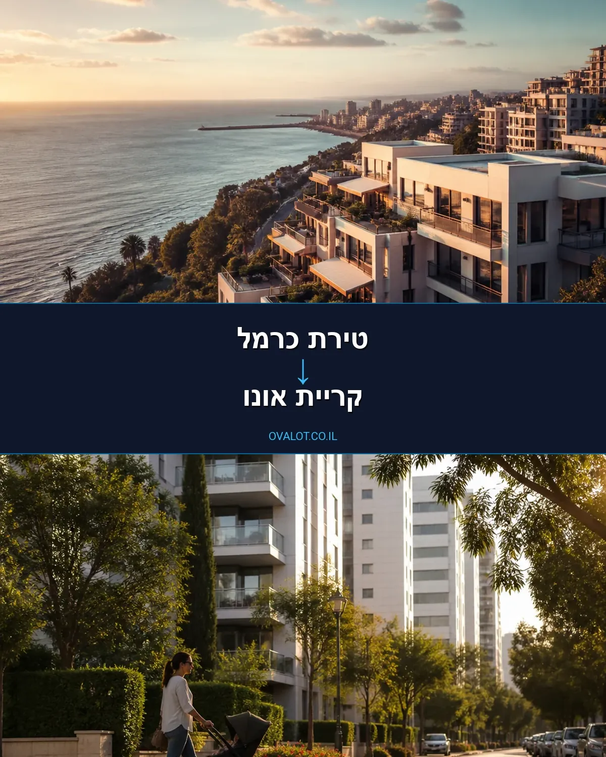 הובלות דירה מטירת כרמל לקריית אונו