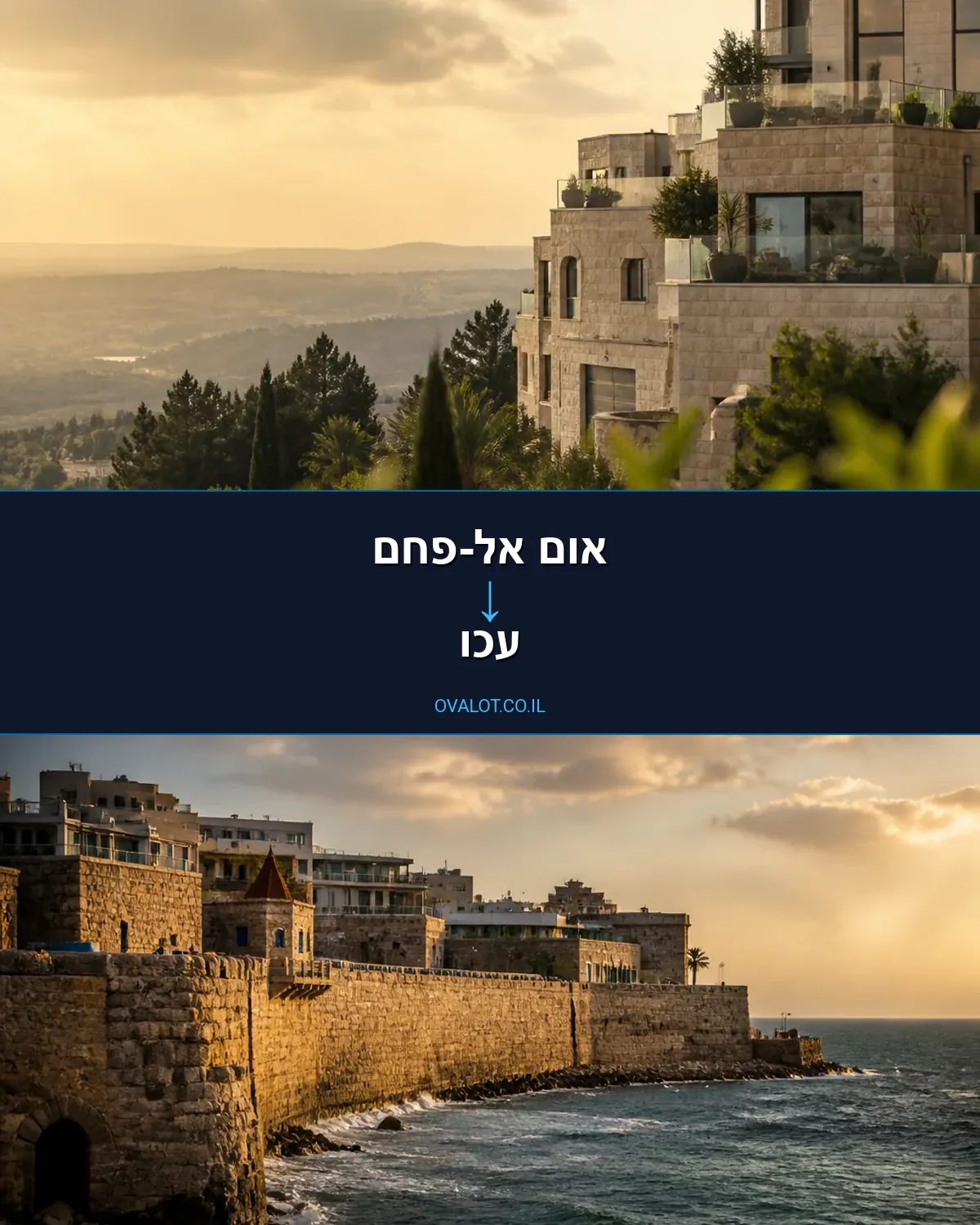הובלות עם מנוף מאום אל-פחם לעכו