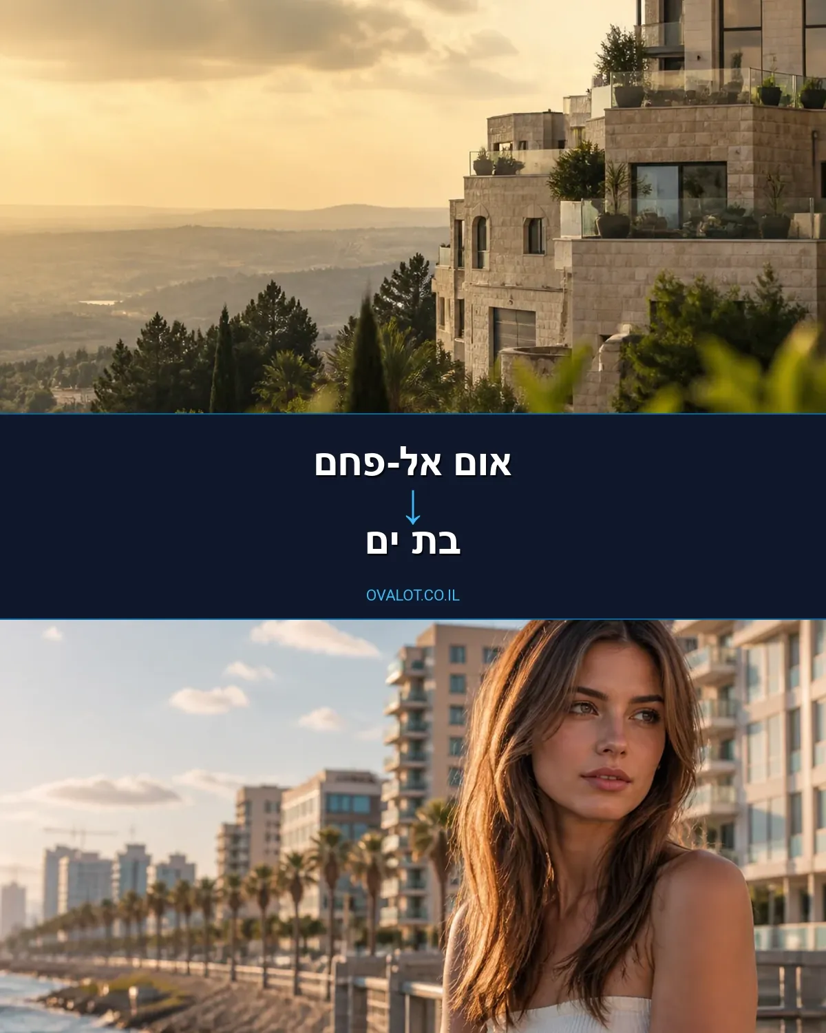 הובלות עם מנוף מאום אל-פחם לבת ים