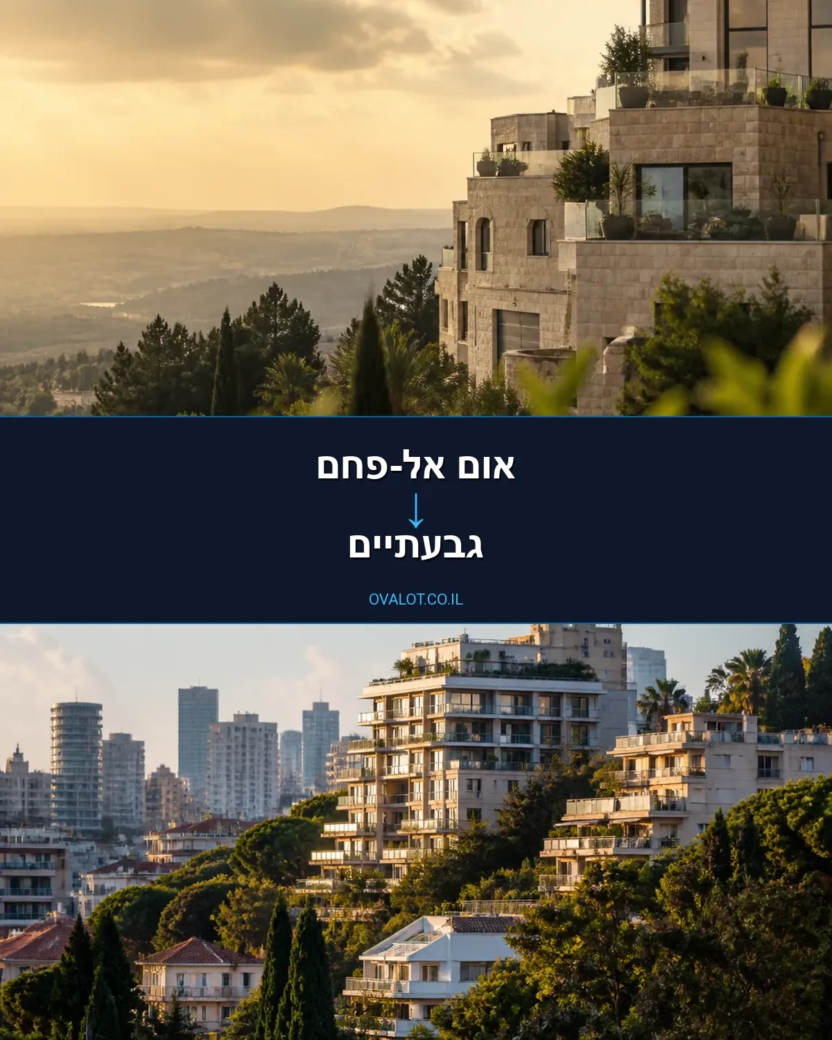 הובלות דירה מאום אל-פחם לגבעתיים