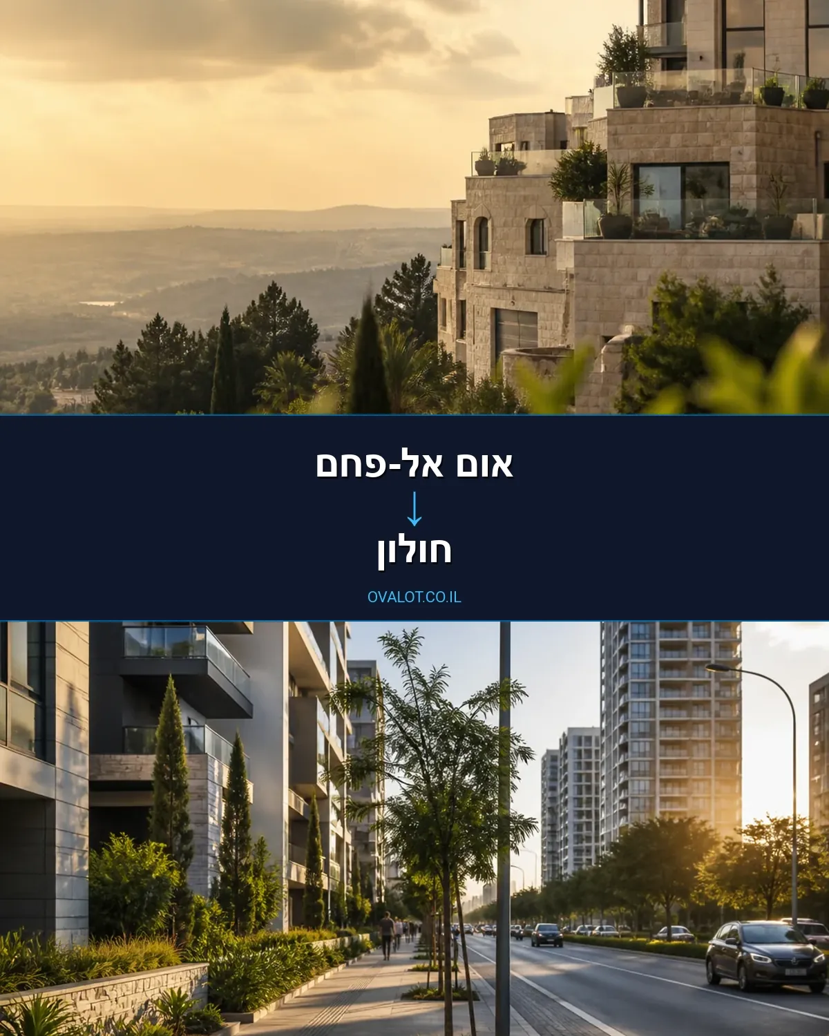 הובלות עם מנוף מאום אל-פחם לחולון