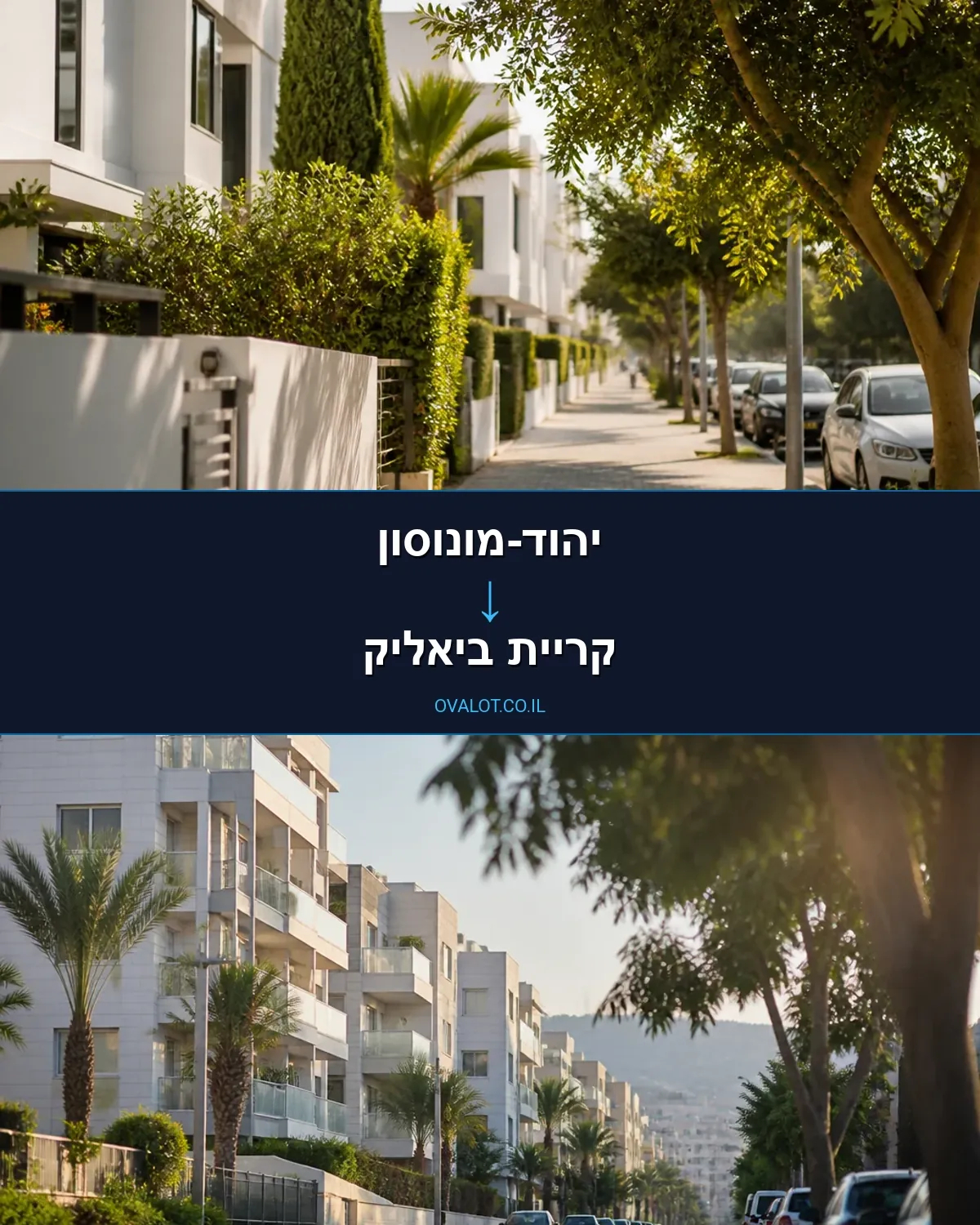 הובלות בתים פרטיים מיהוד-מונוסון לקריית ביאליק