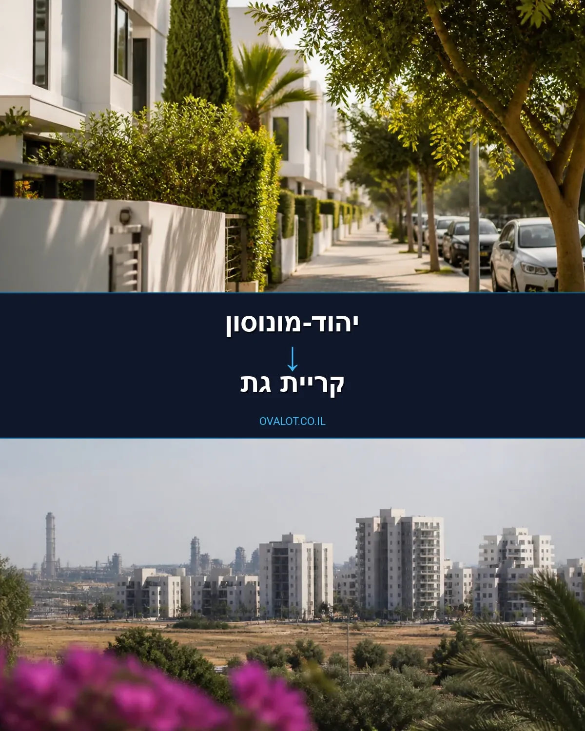 הובלות דירה מיהוד-מונוסון לקריית גת
