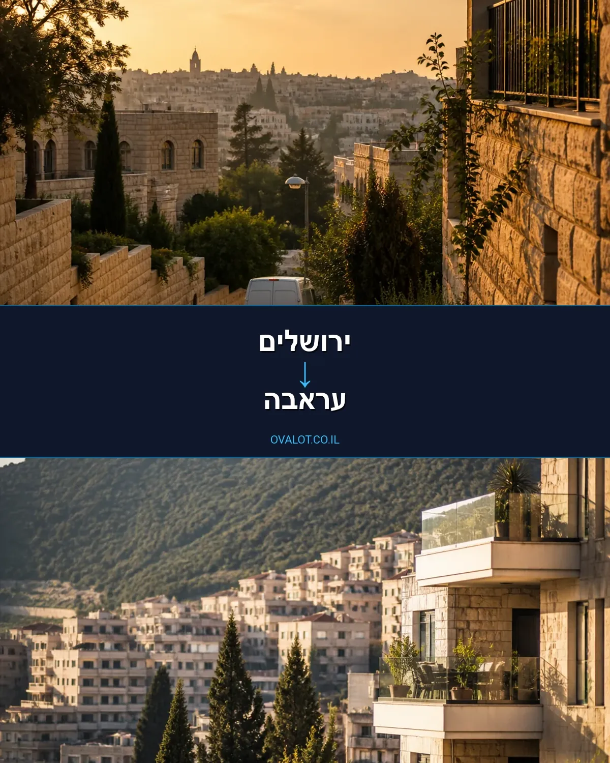 הובלות עם מעלית מירושלים לעראבה