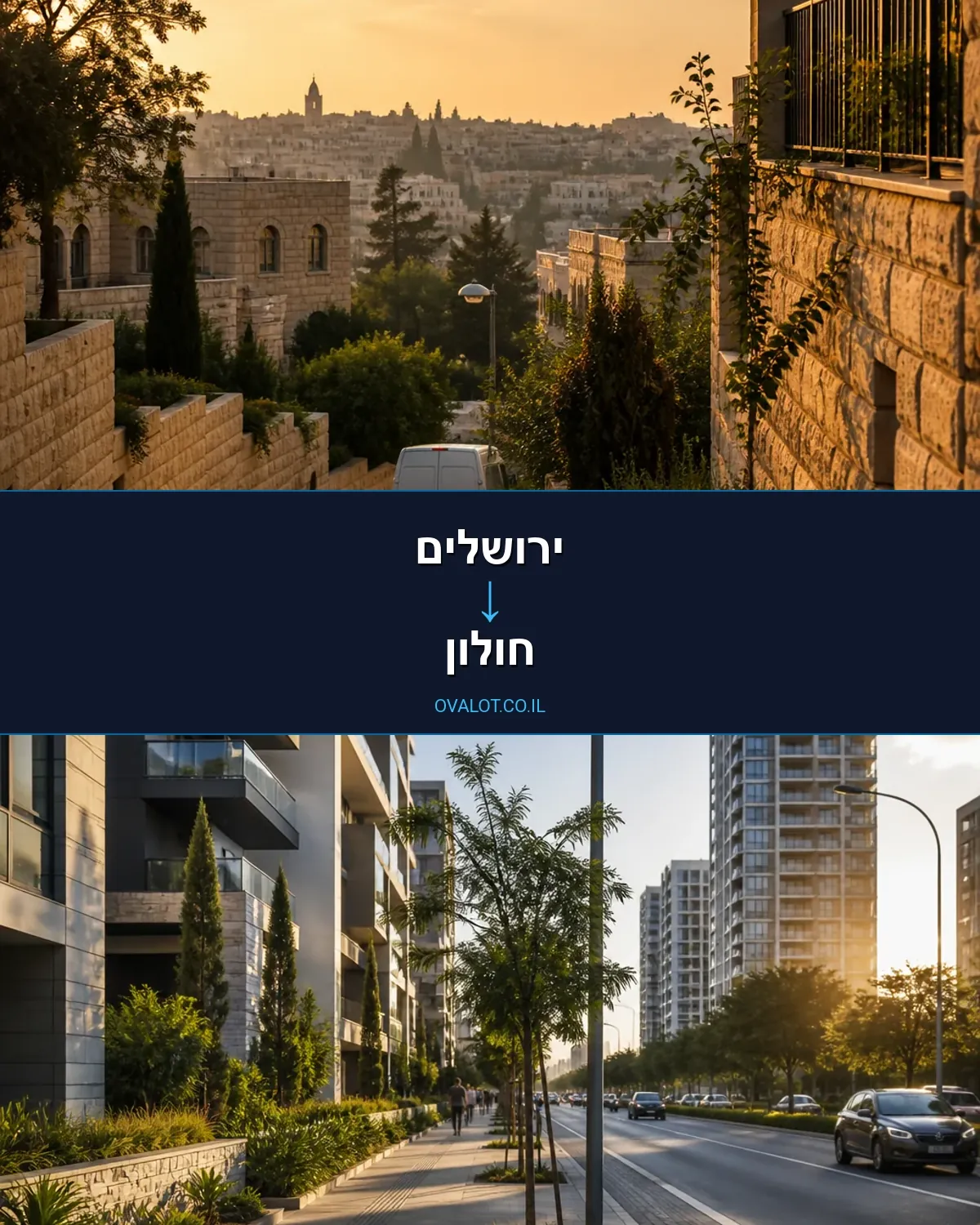 הובלות עם מנוף מירושלים לחולון