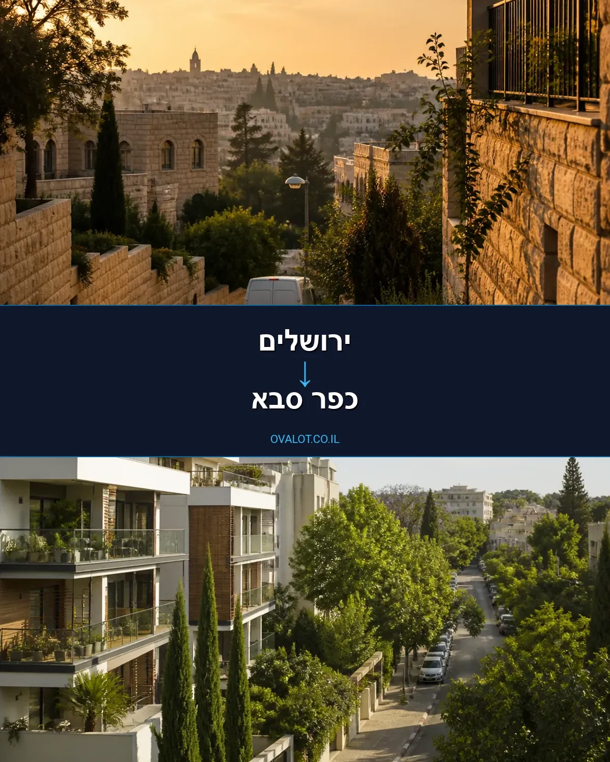 הובלות בתים פרטיים מירושלים לכפר סבא