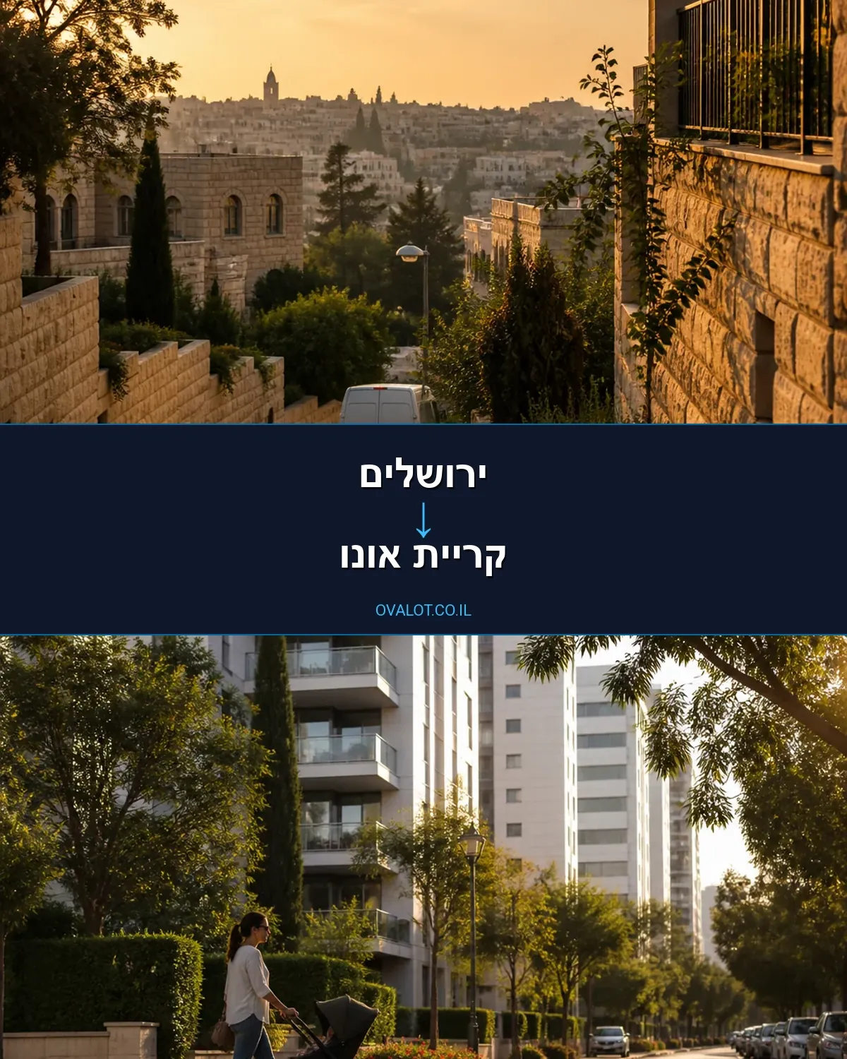 הובלות בתים פרטיים מירושלים לקריית אונו