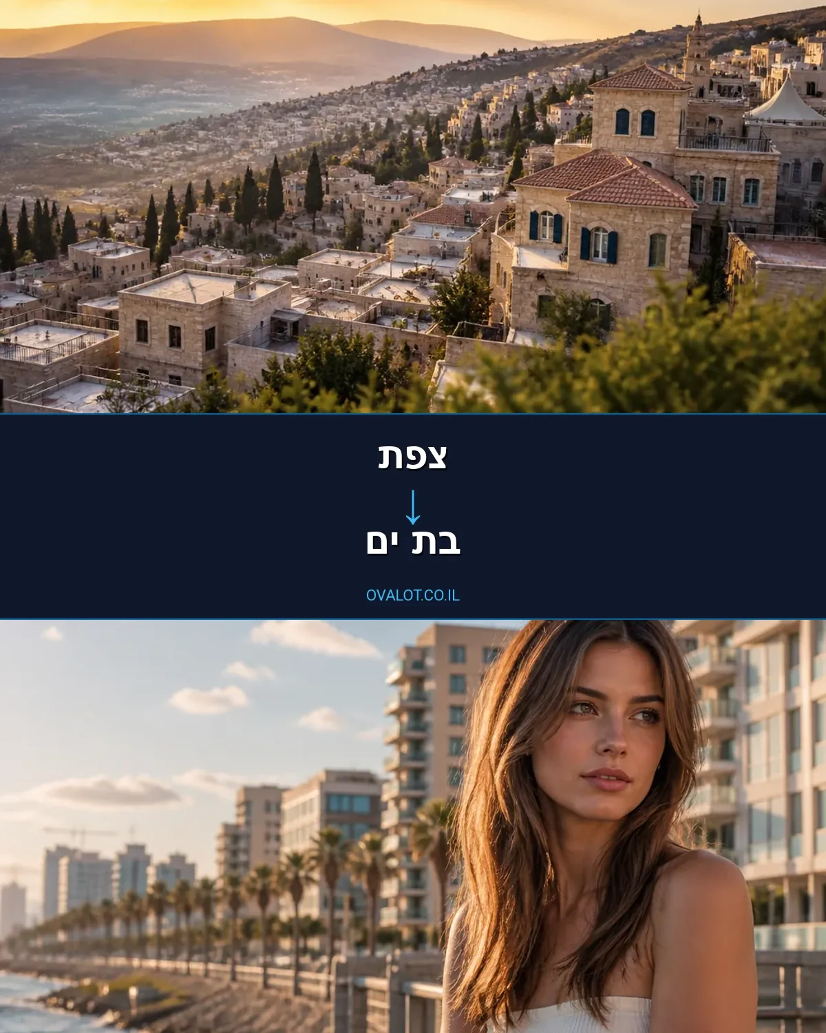 הובלות עם מנוף מצפת לבת ים