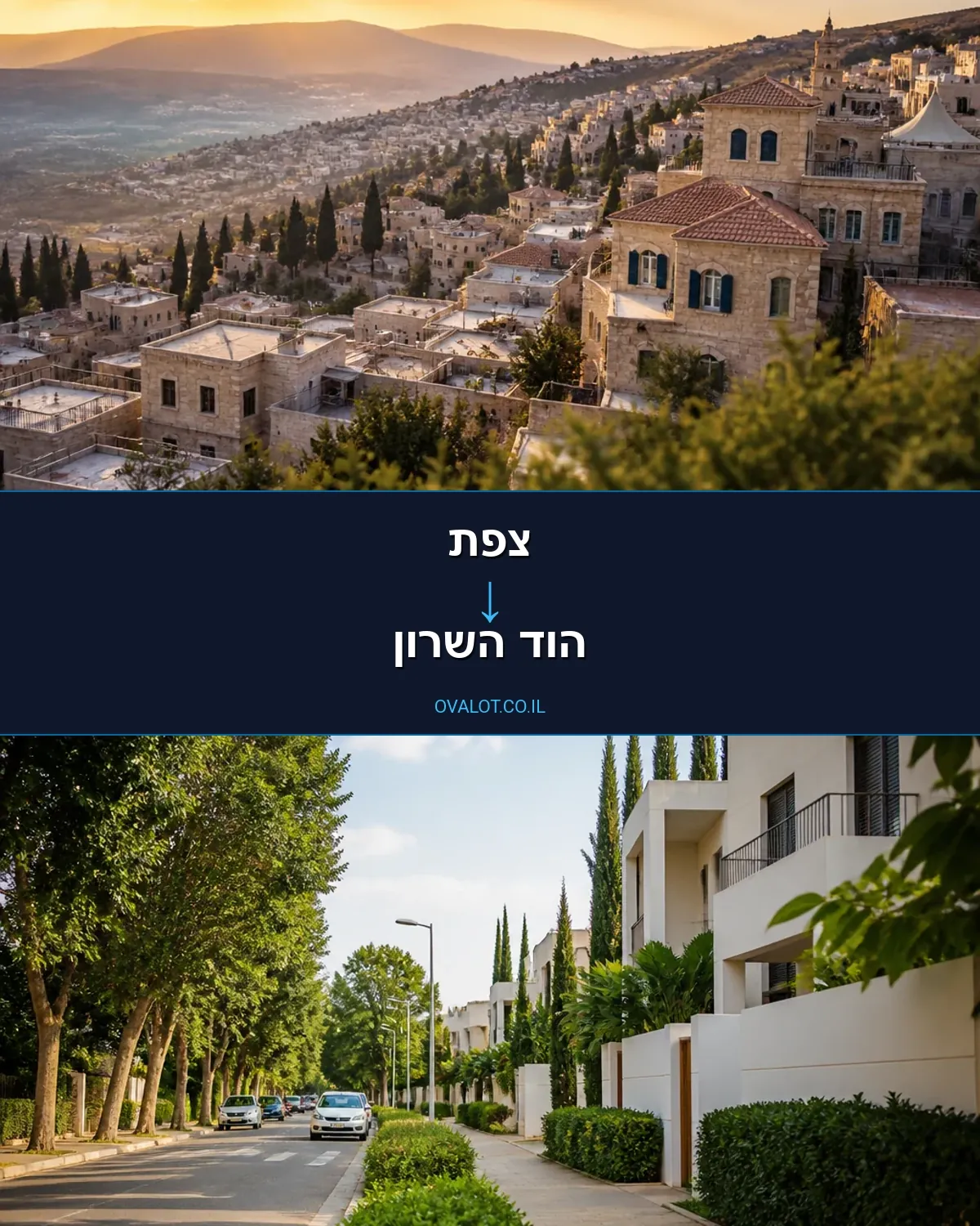 הובלות דירה מצפת להוד השרון