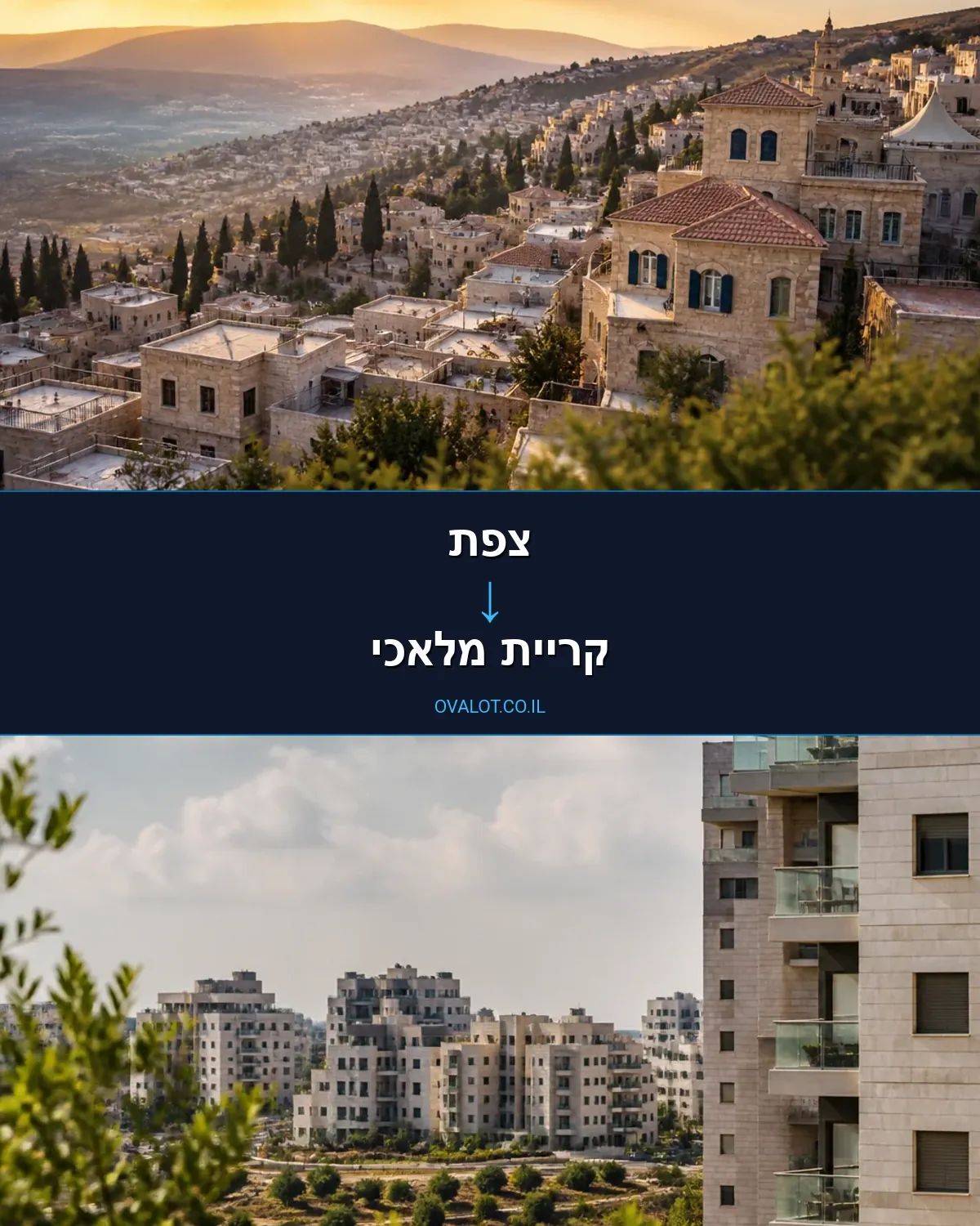 הובלות בתים פרטיים מצפת לקריית מלאכי