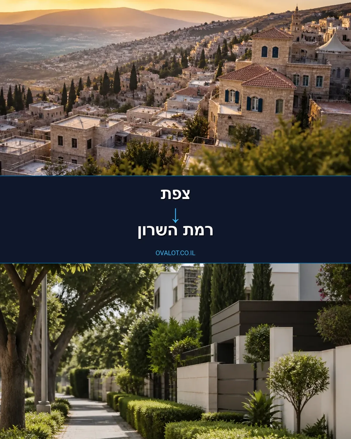 הובלות דירה מצפת לרמת השרון