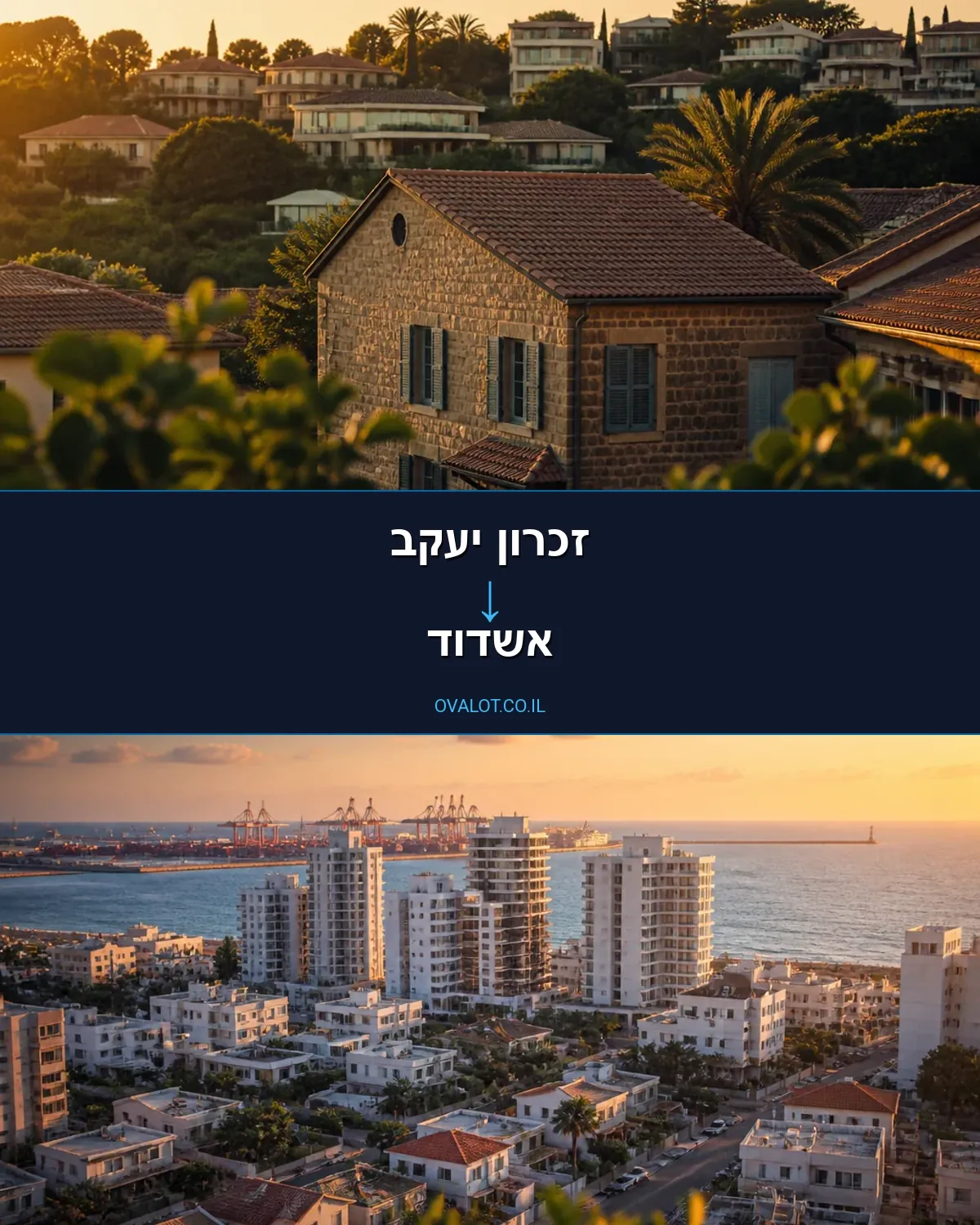 הובלות דירה מזכרון יעקב לאשדוד