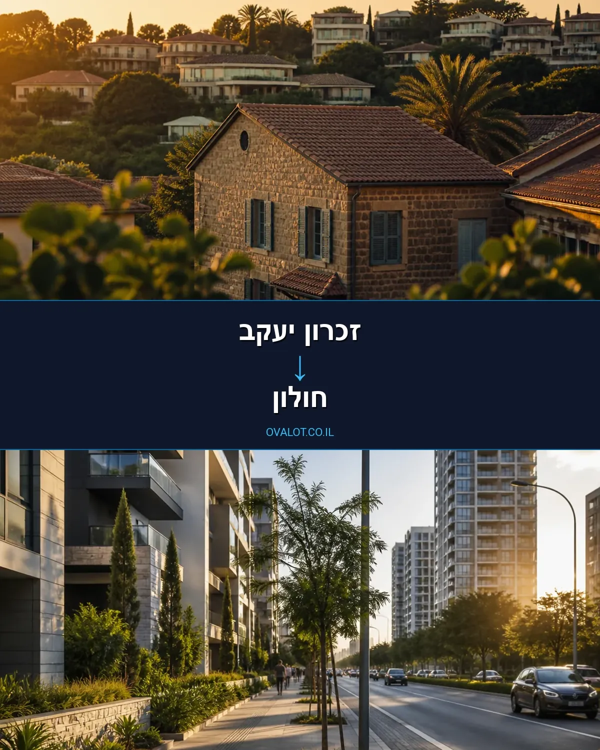 הובלות בתים פרטיים מזכרון יעקב לחולון