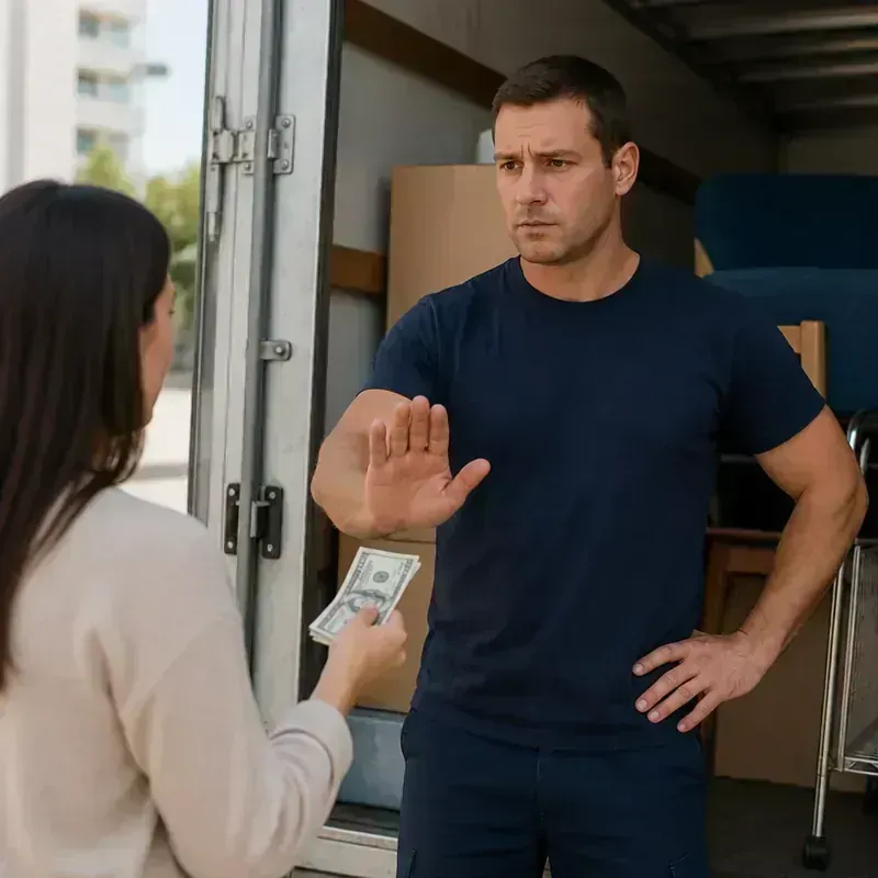 תשלום מזומן בהובלה - סימני אזהרה